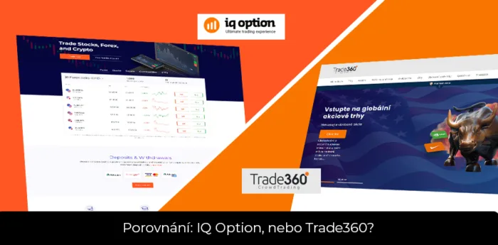 Porovnání: IQ Option, nebo Trade360?
