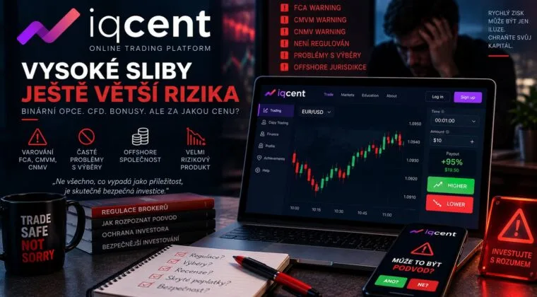 IQCent recenze 2026: zkušenosti, výběry, regulace a&nbsp;je to podvod?
