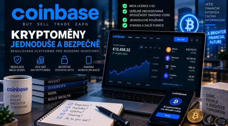Coinbase recenze 2026: zkušenosti, poplatky, spread a&nbsp;bezpečnost